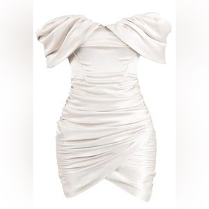 Leau divine satin corset dress NWT